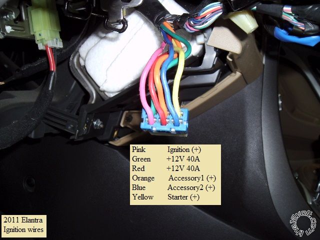 2011-2015 Elantra Remote Starter Pictorial  2014 Hyundai Elantra Starting Circuit Wiring Diagram    The12Volt