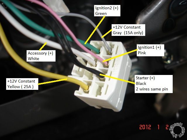 2009-2011 Toyota Yaris Remote Starter Pictorial -- posted image.