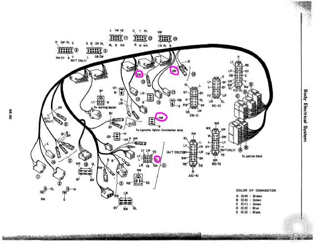 datsun 280z parkring light wiring -- posted image.