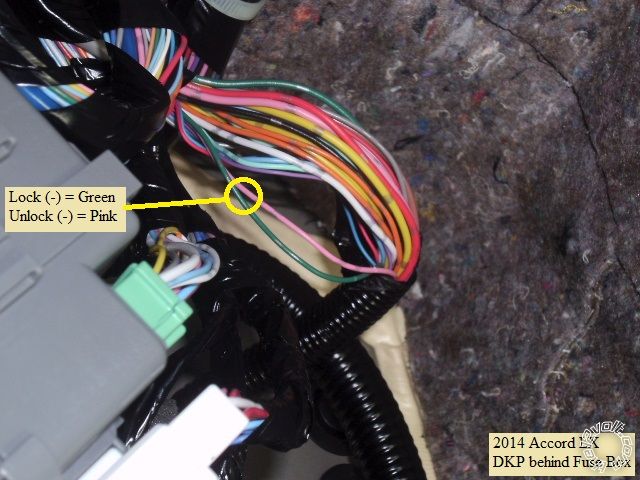 2013-2014 Accord Remote Starter Install Pictorial -- posted image.