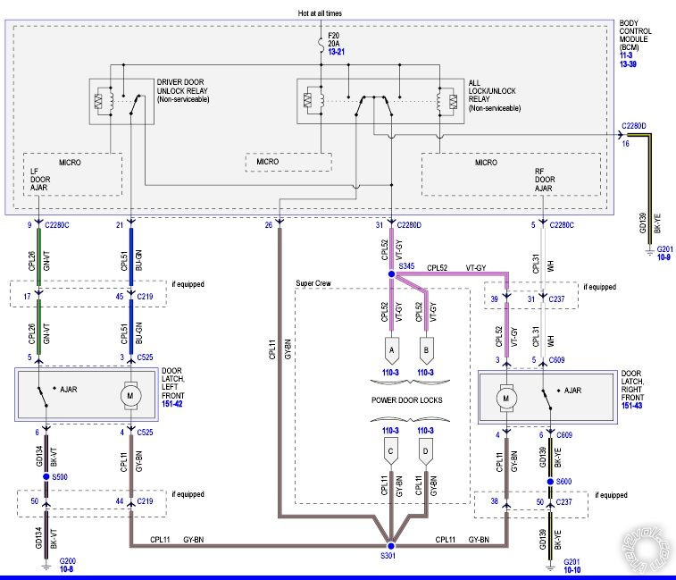 2014 F150 XLT Lock/Unlock Wiring - Last Post -- posted image.