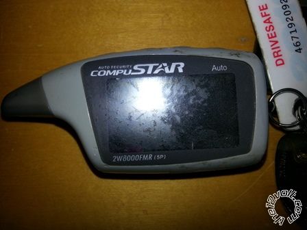 Compustar Replacement Remote 2w8000FMR 5p -- posted image.