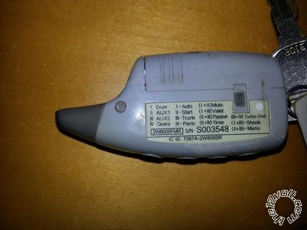 Compustar Replacement Remote 2w8000FMR 5p -- posted image.