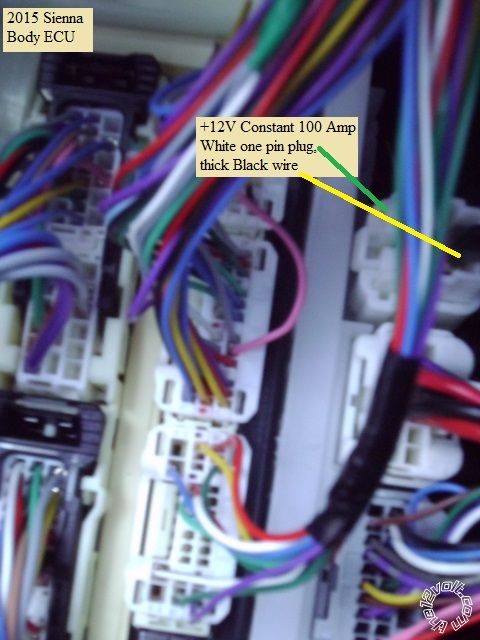 2015 Toyota Sienna H Key Remote Starter Pictorial Toyota JBL Stereo Wiring Diagram The12Volt