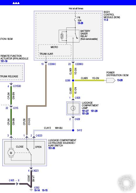 2015 Ford Taurus Trunk Light -- posted image.