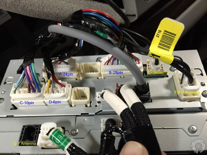 2015 Sienna Head Unit Wiring - Last Post -- posted image.