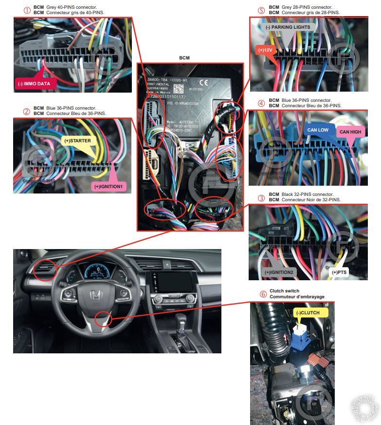 2016 Honda Civic, Remote Start Wiring -- posted image.