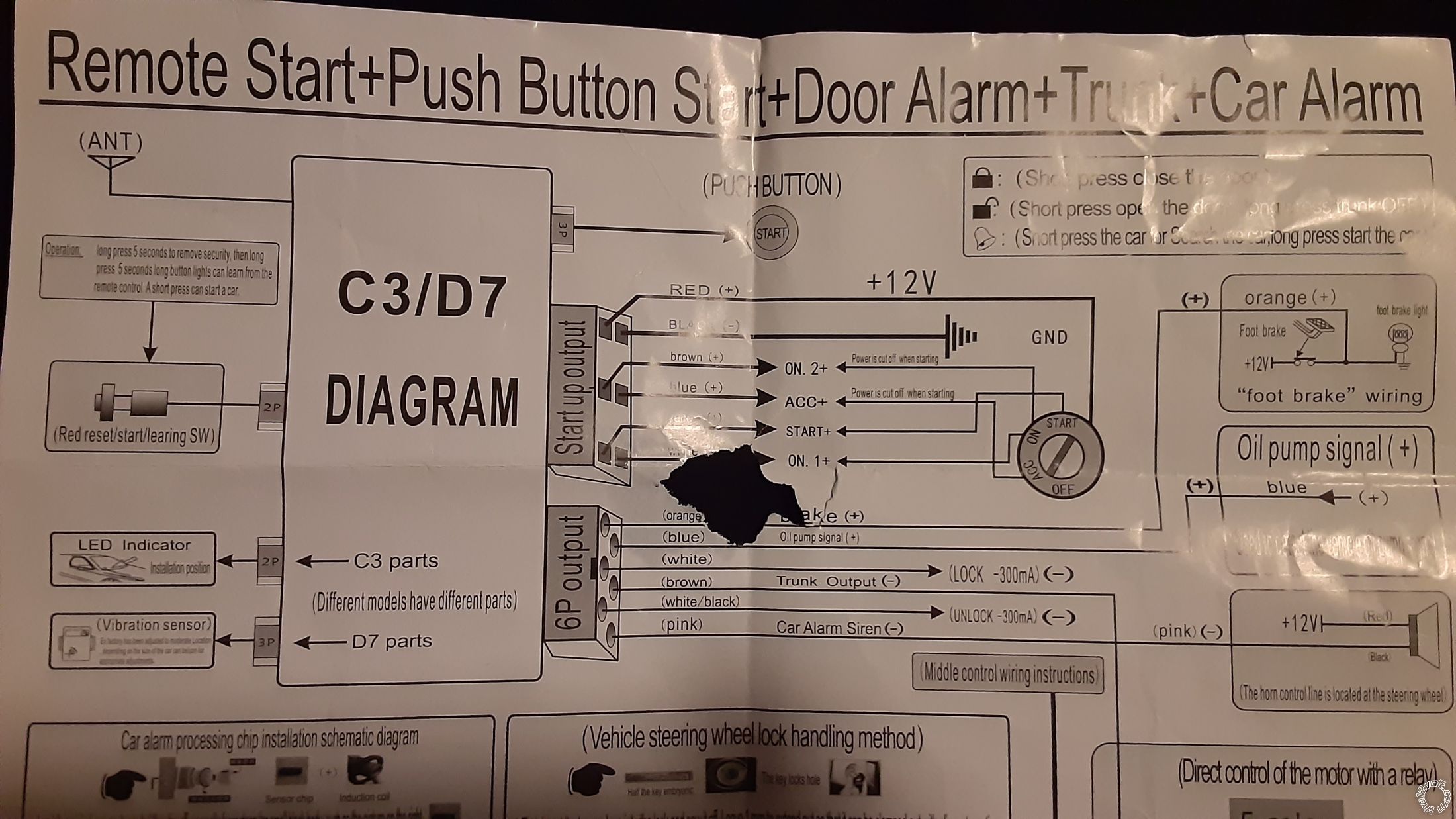 Remote Start Keyless Install, Door Lock Wire, 2014 Toyota Tundra -- posted image.