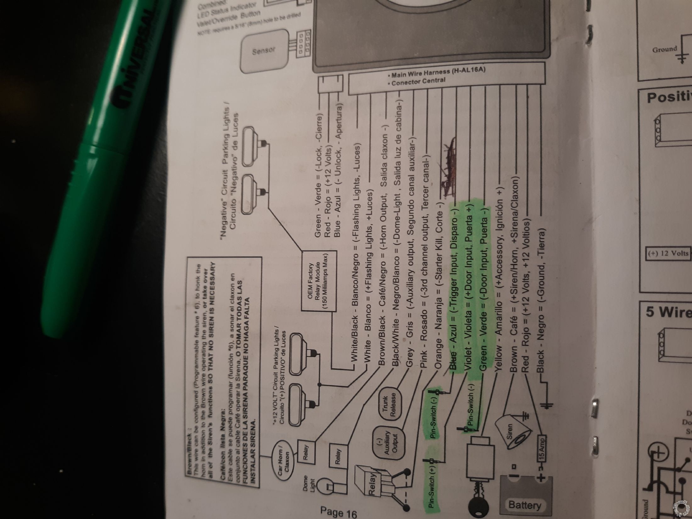 2004 Ford F-150, Door - and + Input Wires on Manual Locks - Last Post -- posted image.