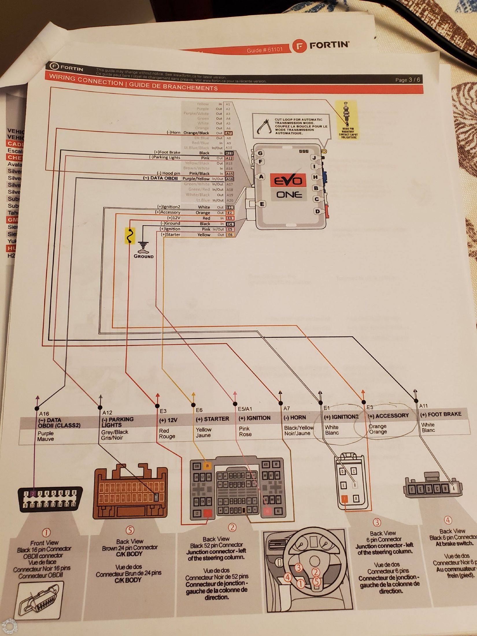 2006 Chevrolet Silverado, Accessory/Ignition 2 Wires Reversed? -- posted image.