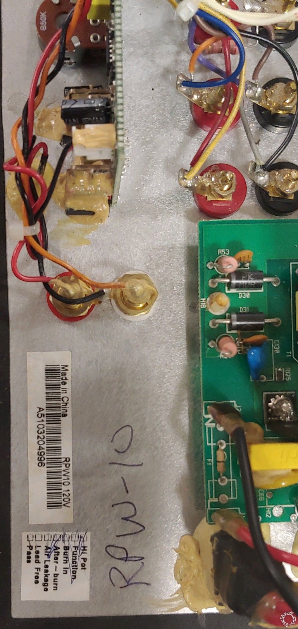 Need Replacement For This Transformer, Klipsch RPW-10 -- posted image.