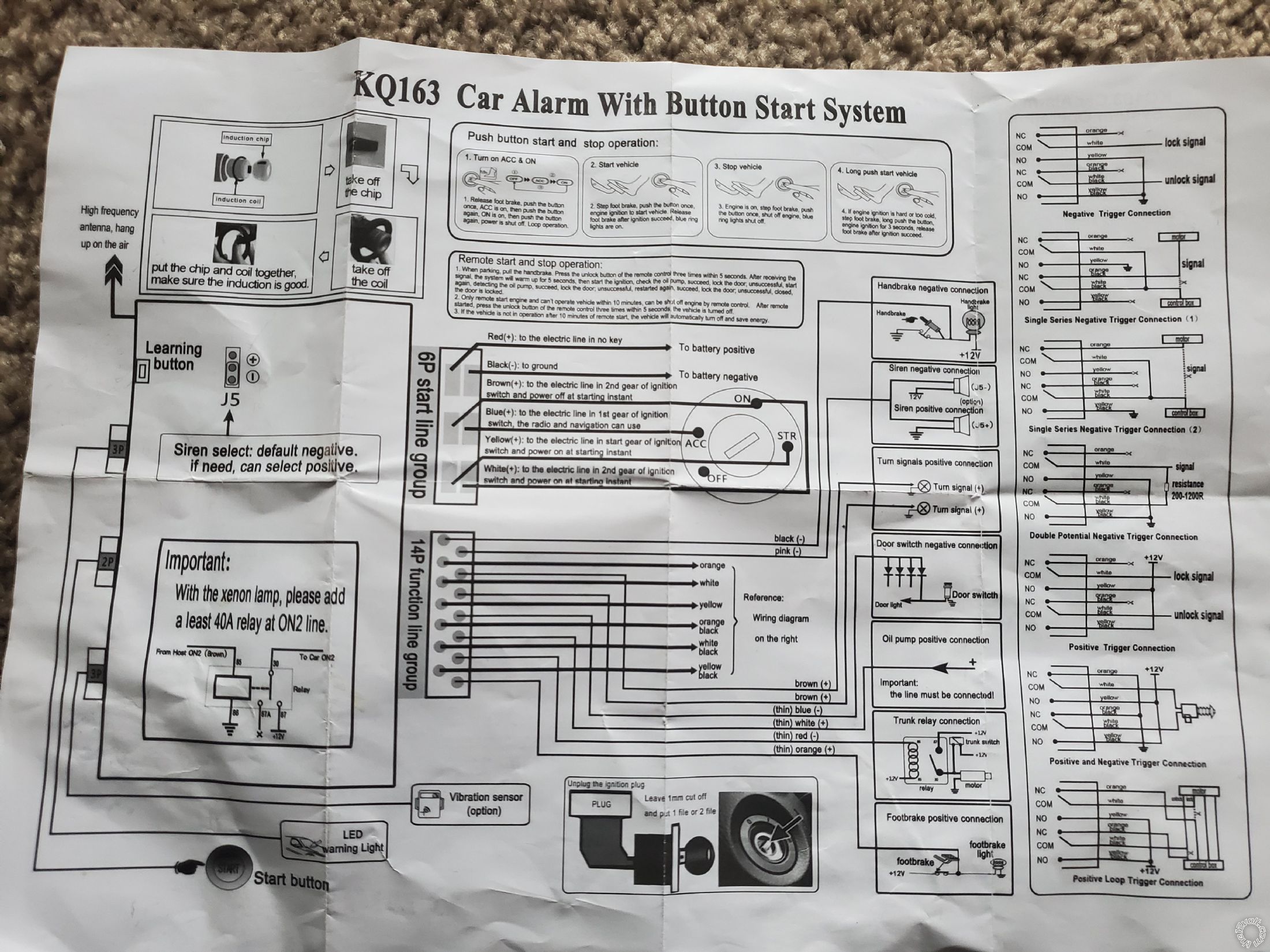 2007 Hyundai Sonata, Remote Start Wiring -- posted image.