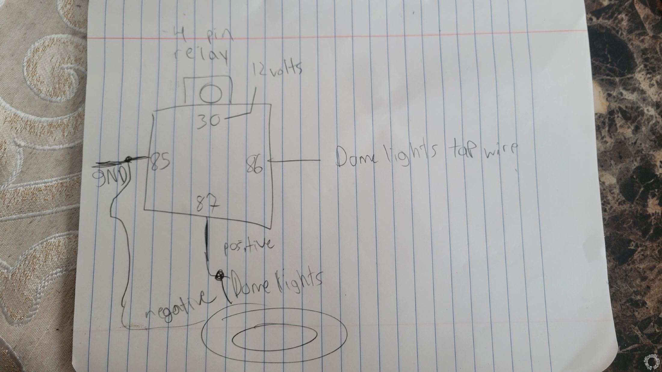 Rock Lights To Dome Lights Using Relay, Relay Buzzes While Dimming - Last Post -- posted image.