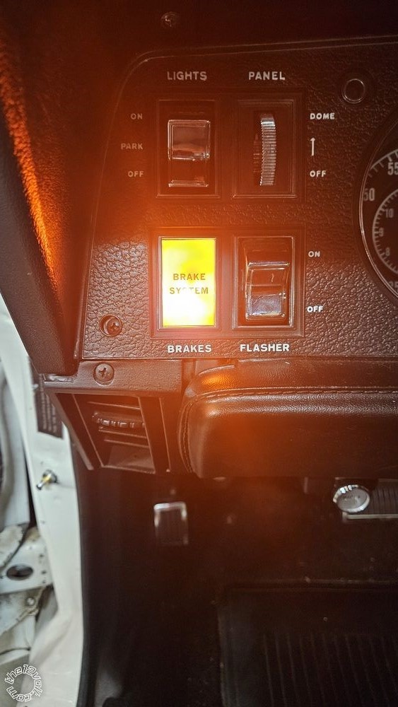 Brake Warning Light Does Not Fully Turn Off -- posted image.