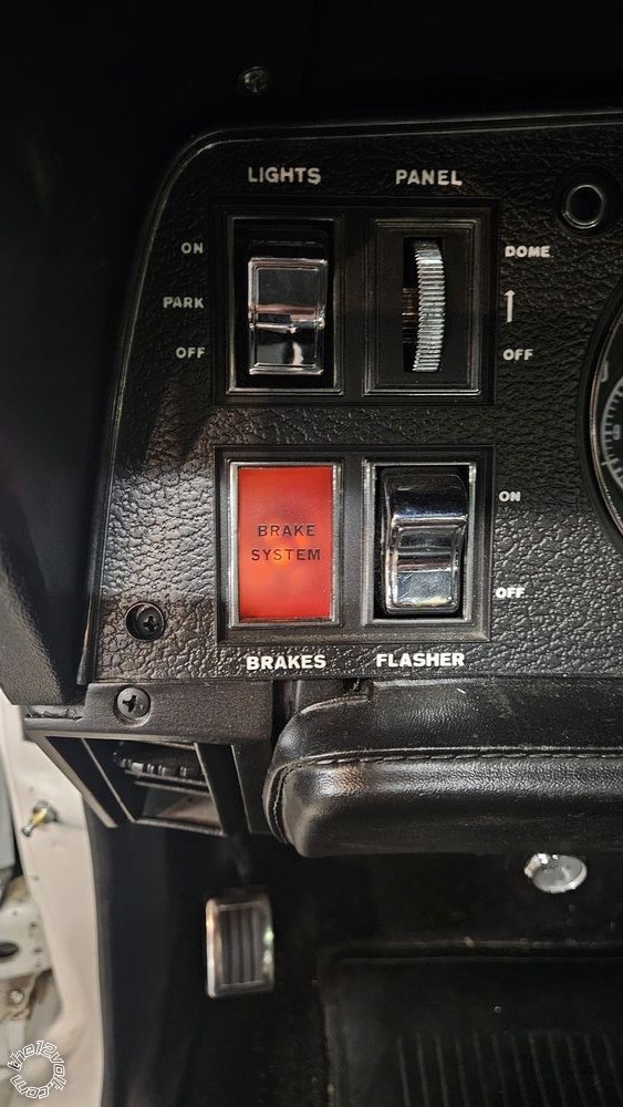 Brake Warning Light Does Not Fully Turn Off -- posted image.