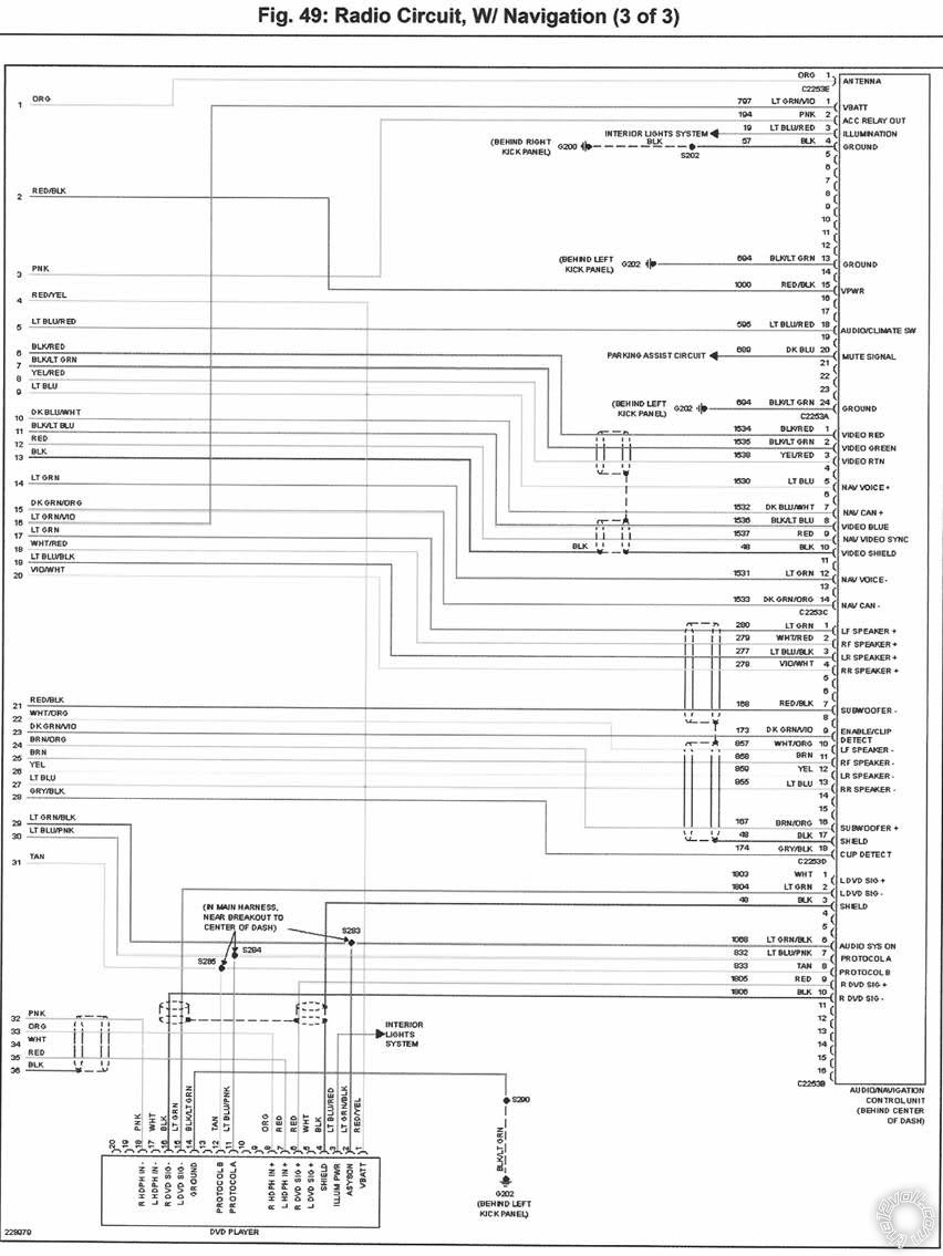 2006 Lincoln Navigator Stereo/Alarm Wiring - Page 2 -- posted image.