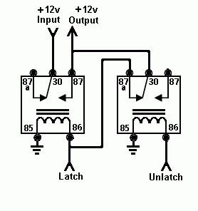 Latching Relay To Flip Flop