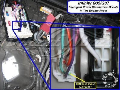 2012 Infiniti G37 Alarm/Remote Start, Stereo Wiring -- posted image.