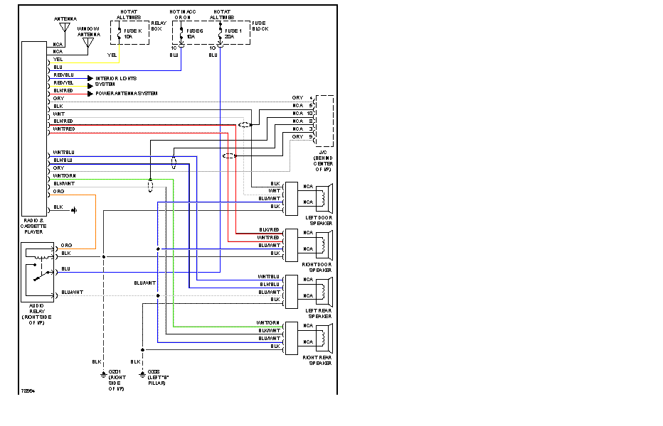93 300ZX Bose Changeout Z32 Wiring-Diagram The12Volt