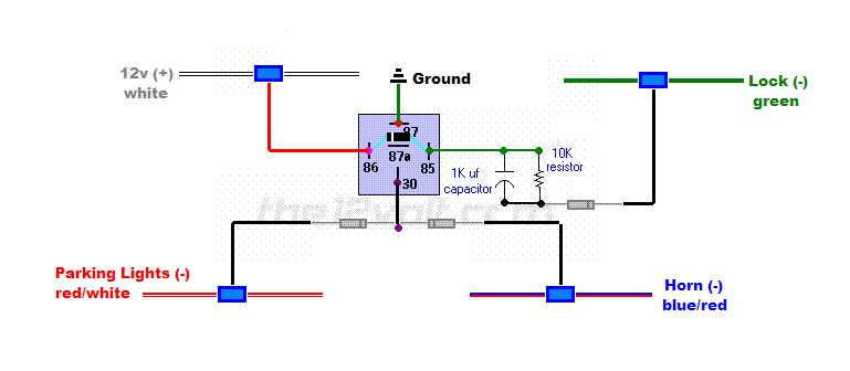 break up long pulse from relay -- posted image.