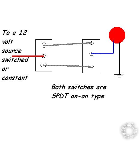 3 way switch for bi color dome light