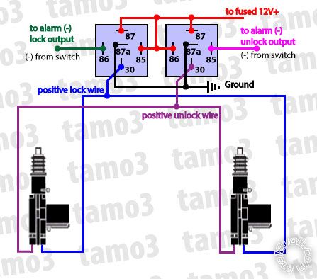 2 actuators, 1 switch, 2 relays or 4 relays -- posted image.