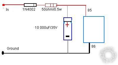 Simple Way to Make a Time Delay Relay? -- posted image.