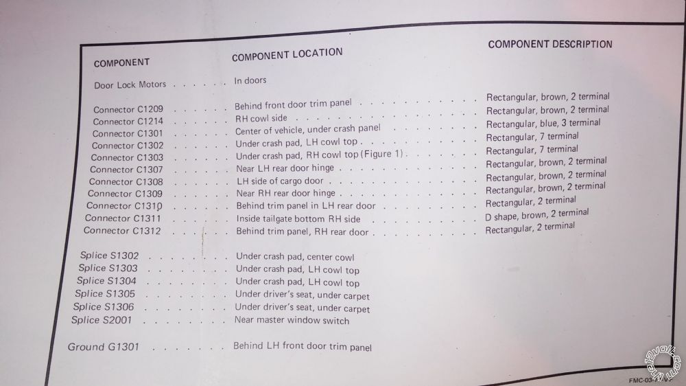 1977 Ford LTD - Lock ID with Diagram -- posted image.