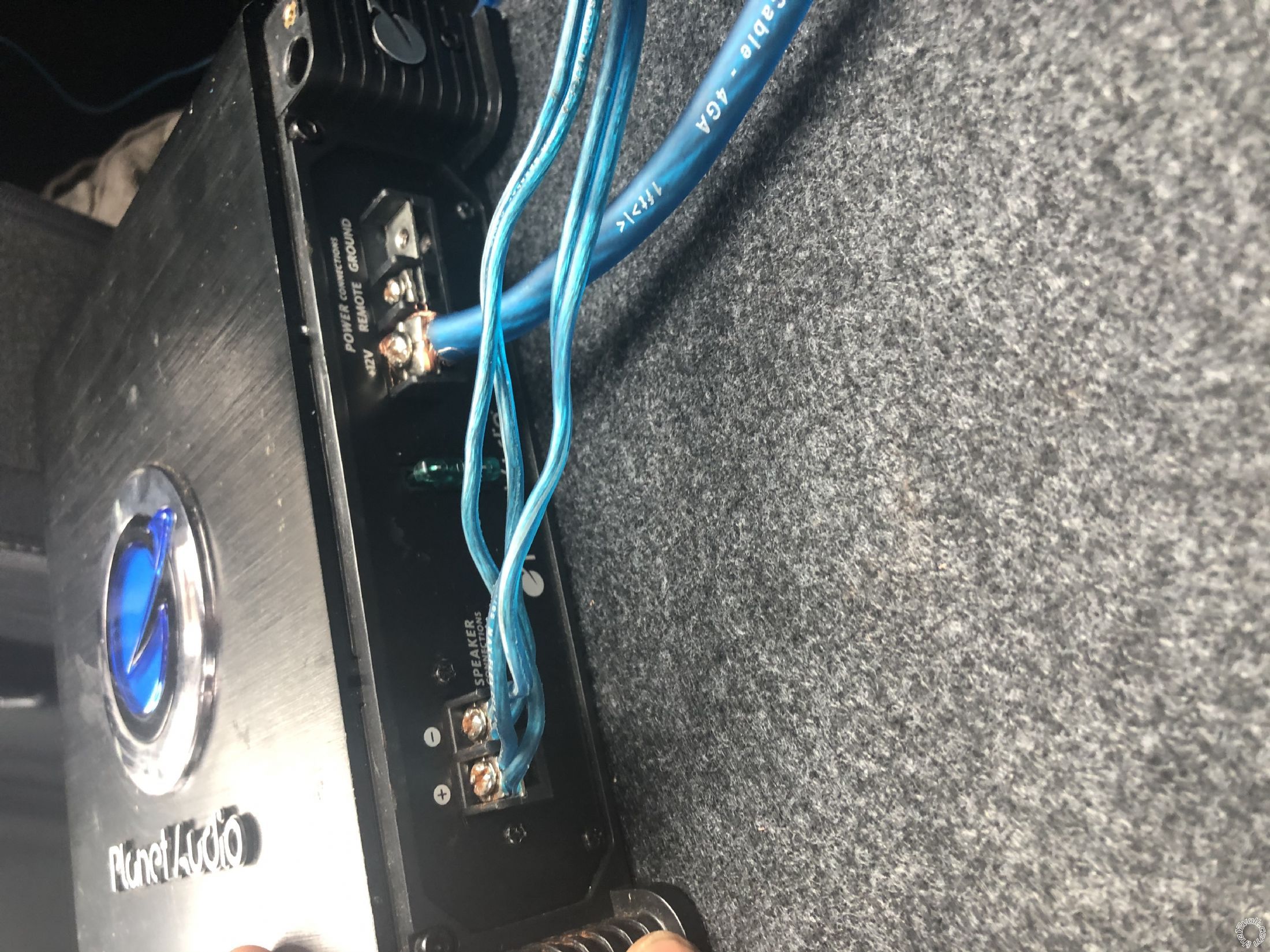 Where to Connect Output Converter for Subs, 2018 Nissan Sentra -- posted image.