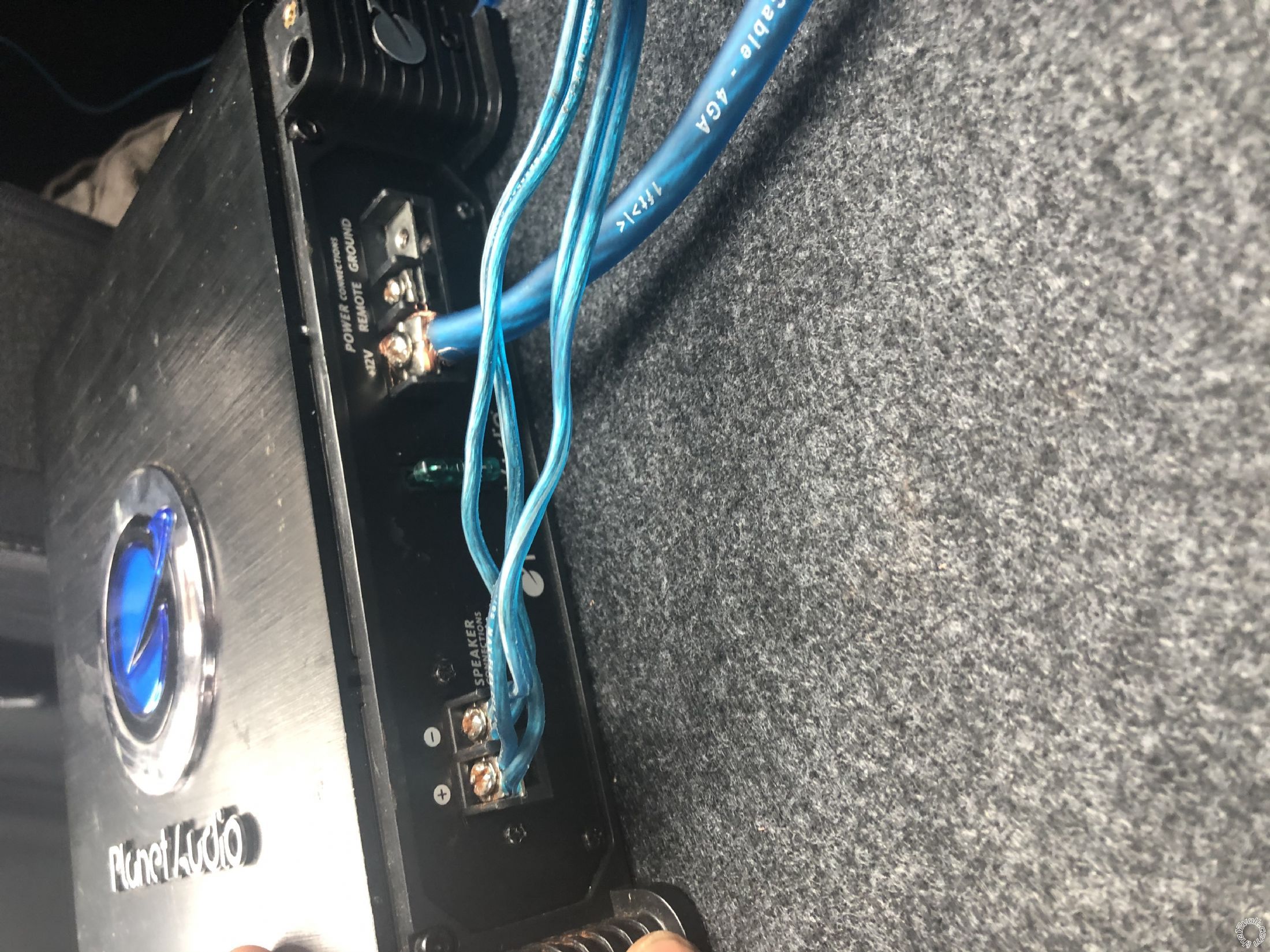 Where to Connect Output Converter for Subs, 2018 Nissan Sentra -- posted image.