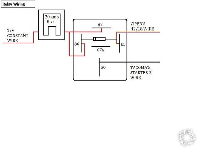 correct wiring for relay in 2005 tacoma -- posted image.