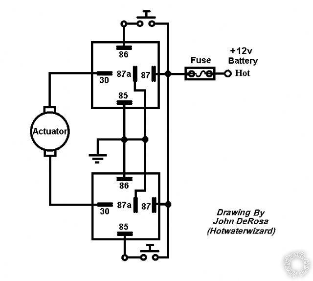 custom door latch, switch, relay? -- posted image.