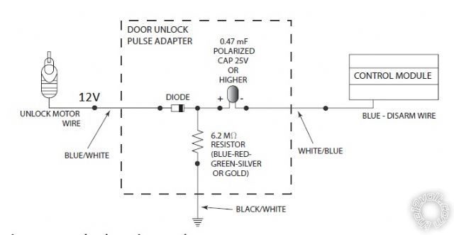 rc time constant for short door pulse -- posted image.