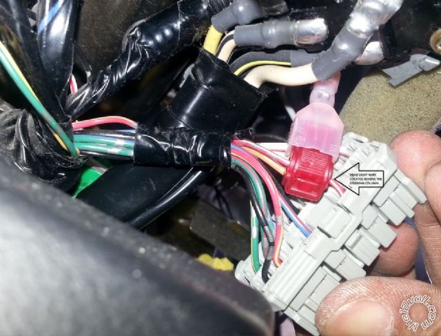 2003 Honda Odyssey EX Disarm Wire Location -- posted image.