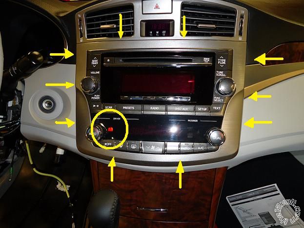 2011 Toyota Avalon Std 80 Bit Key Remote Start Pictorial -- posted image.