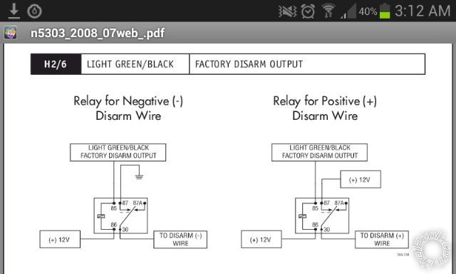 python 5303p relay factory alarm disarm? - Last Post -- posted image.