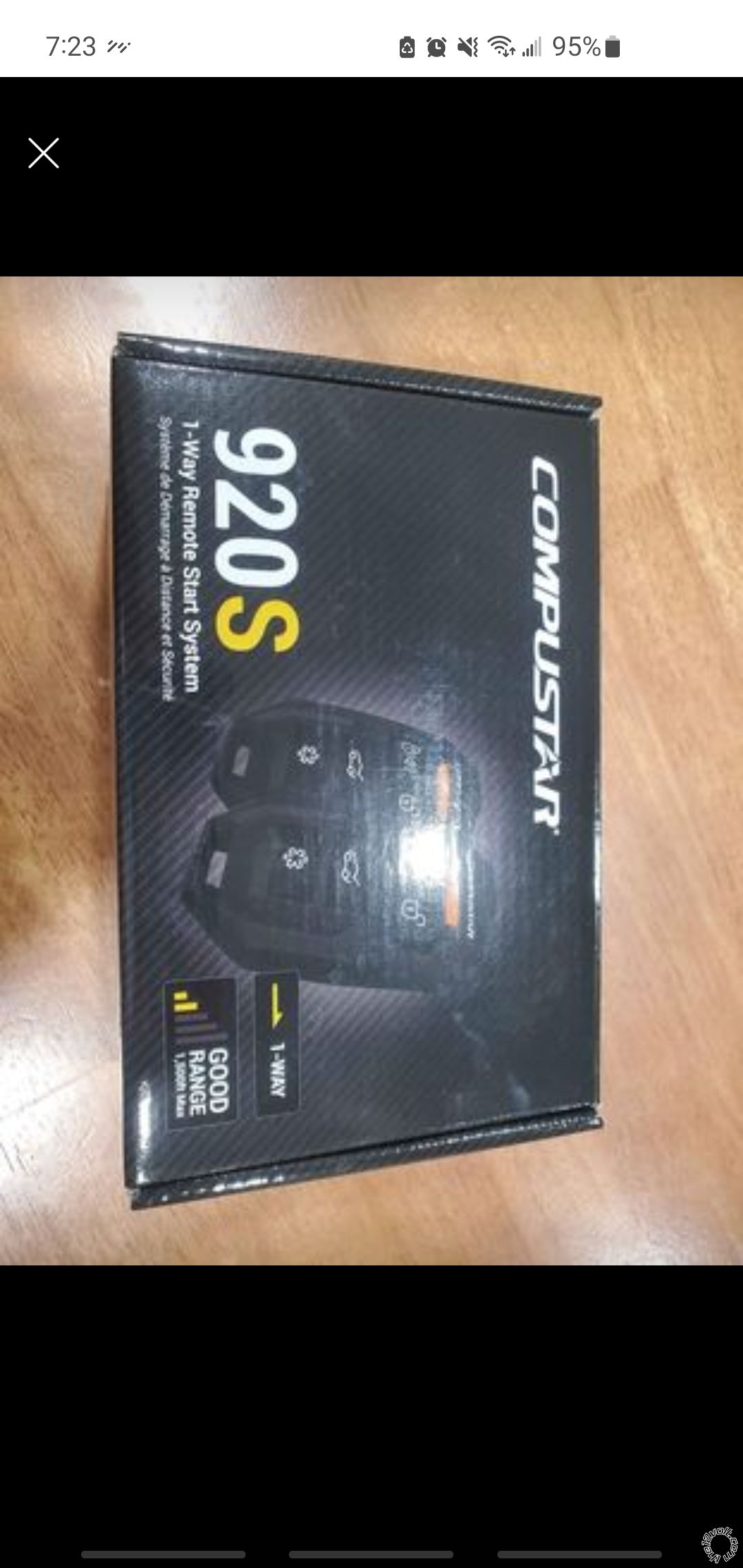 For Sale, Compustar 920S Remote Starter - Last Post -- posted image.