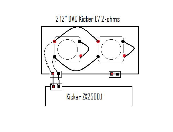 kicker 2500.1 going into protect  Kicker L7 15 2 Ohm Wiring Diagram    The12Volt