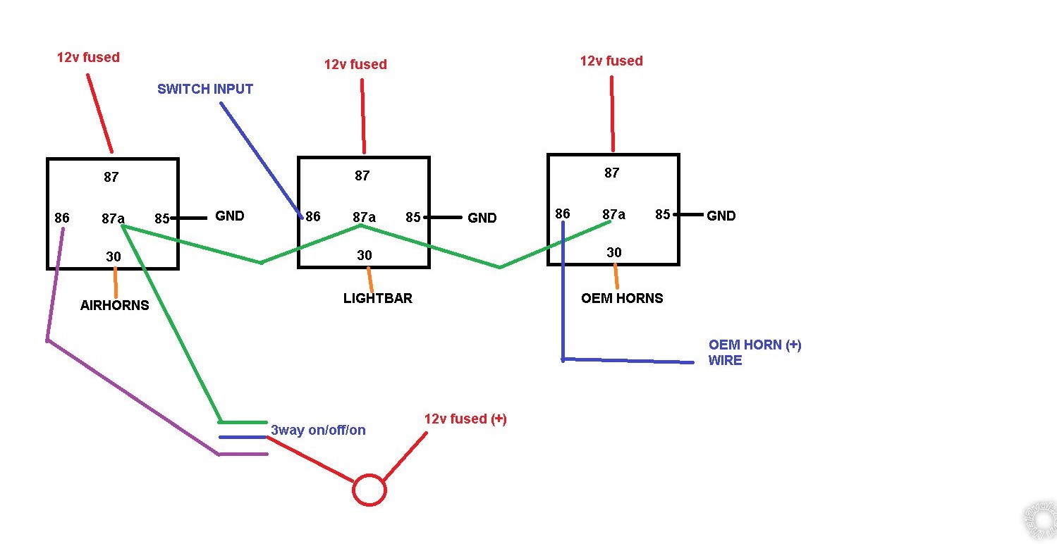 1 Input Feeding 3 Relays, Weak Output? - Last Post -- posted image.