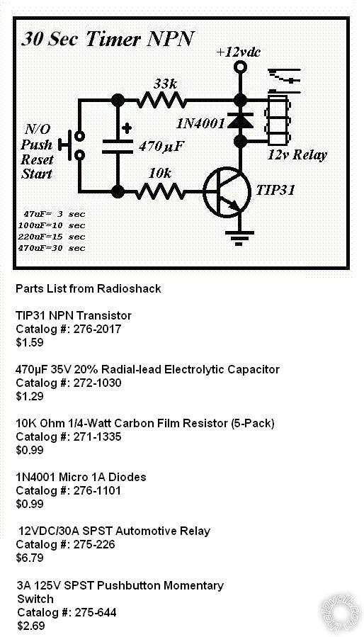 time delay relay? -- posted image.