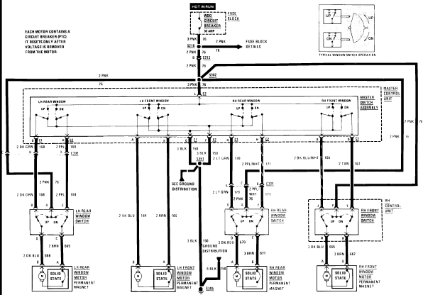 91 Buick Century Power Window Problem -- posted image.