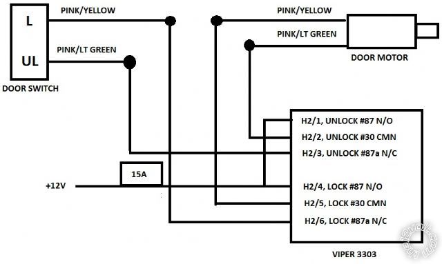 Viper 3303 And Door Lock Problem