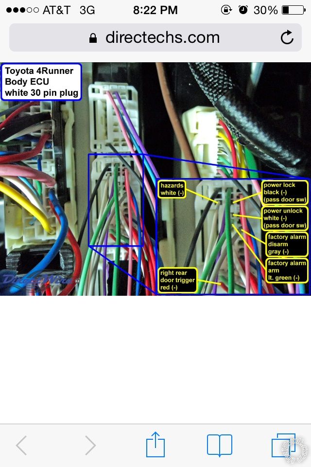 Alarm for a 2012 Toyota 4Runner SR5 - Page 2 - Last Post -- posted image.