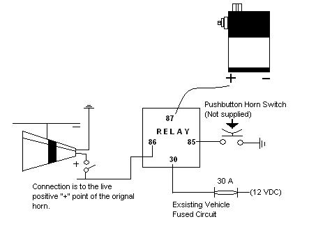 Push Button Horn Wiring Diagram from www.the12volt.com