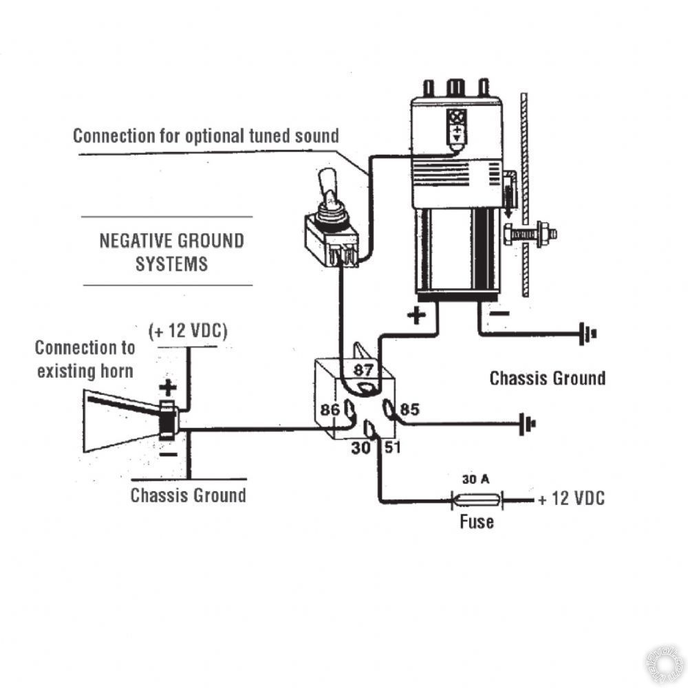 Air Horn Problems, Air Horn Compressor Relay Wiring Diagram