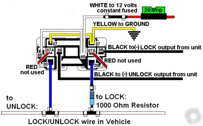2003 Mazda MPV 1 Wire Door Lock Dilemma -- posted image.