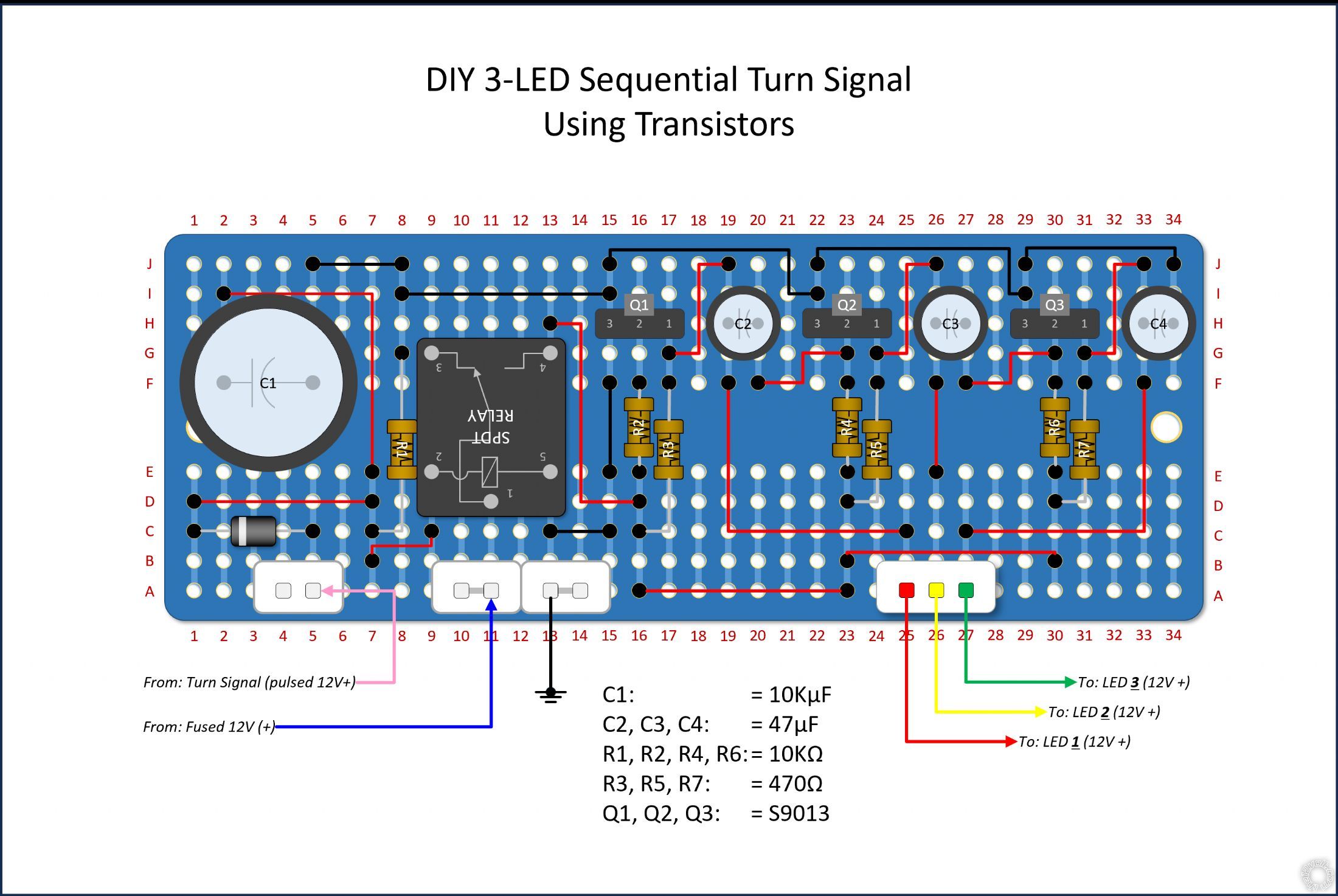 LED Sequential Turn Signals -- posted image.