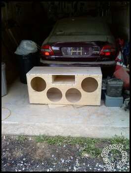 sub box, 2000 chevy extended cab -- posted image.