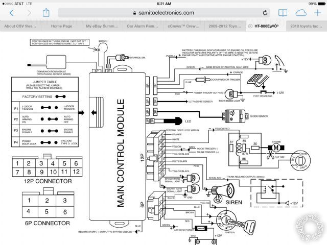 2010 Toyota Tacoma Remote Start Pictorial - Page 2 -- posted image.