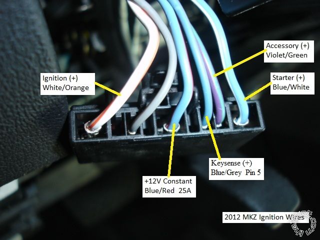 2012 Lincoln MKZ Remote Start Pictorial Page 2